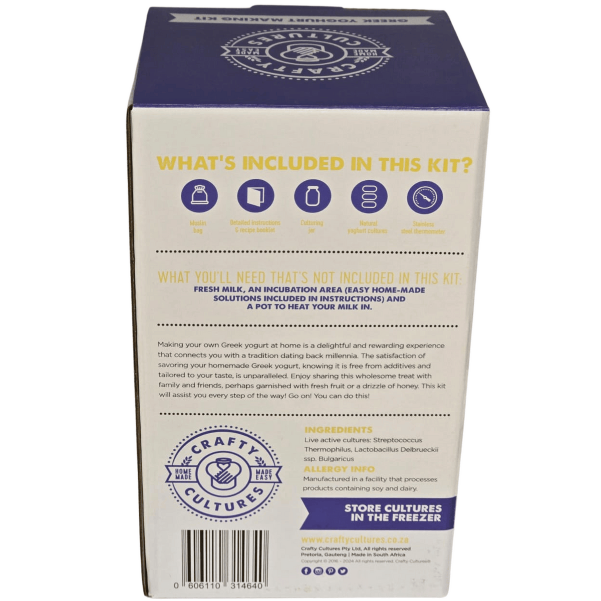 Greek Yoghurt Starter Kit