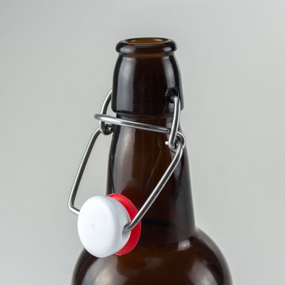 Flip-top Bottles 750ml (Amber Pack of 6)