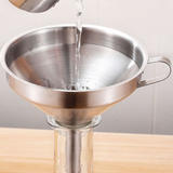 Stainless-steel Funnel With Strainer